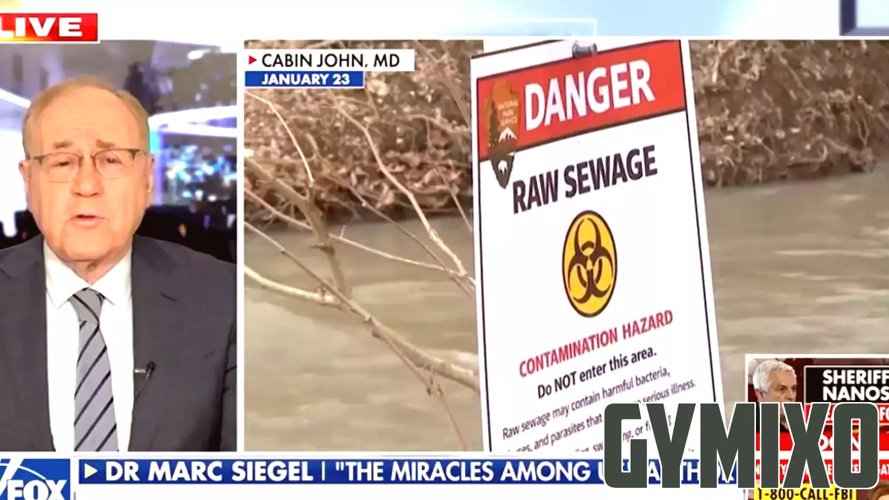 Health concerns after massive raw sewage spill into Potomac River