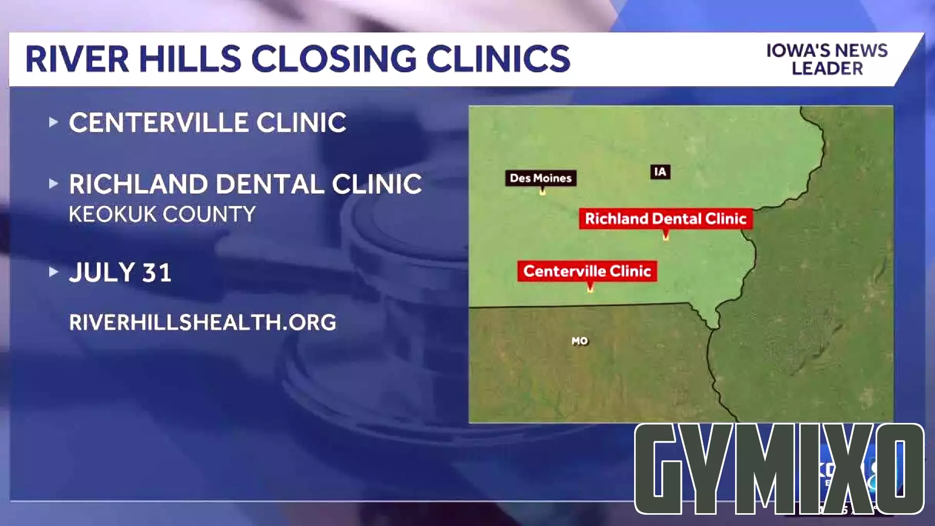 River Hills Community Health Center to Shutter Two Iowa Clinics